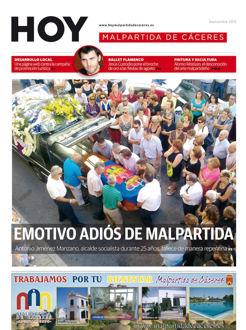 Fotos: Malpartida, portada a portada