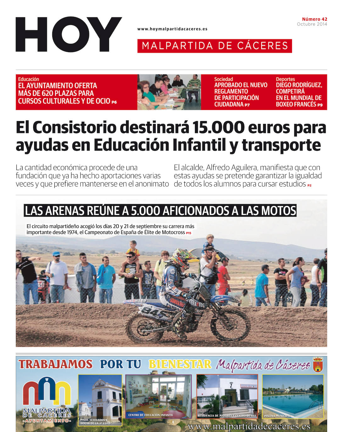 Fotos: Malpartida, portada a portada