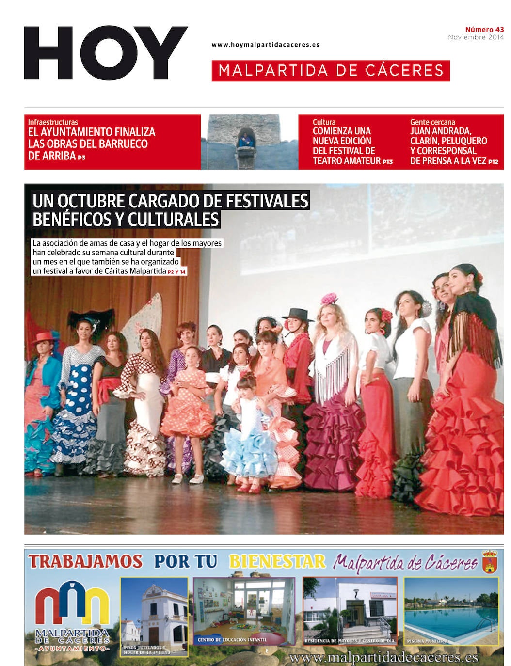 Fotos: Malpartida, portada a portada