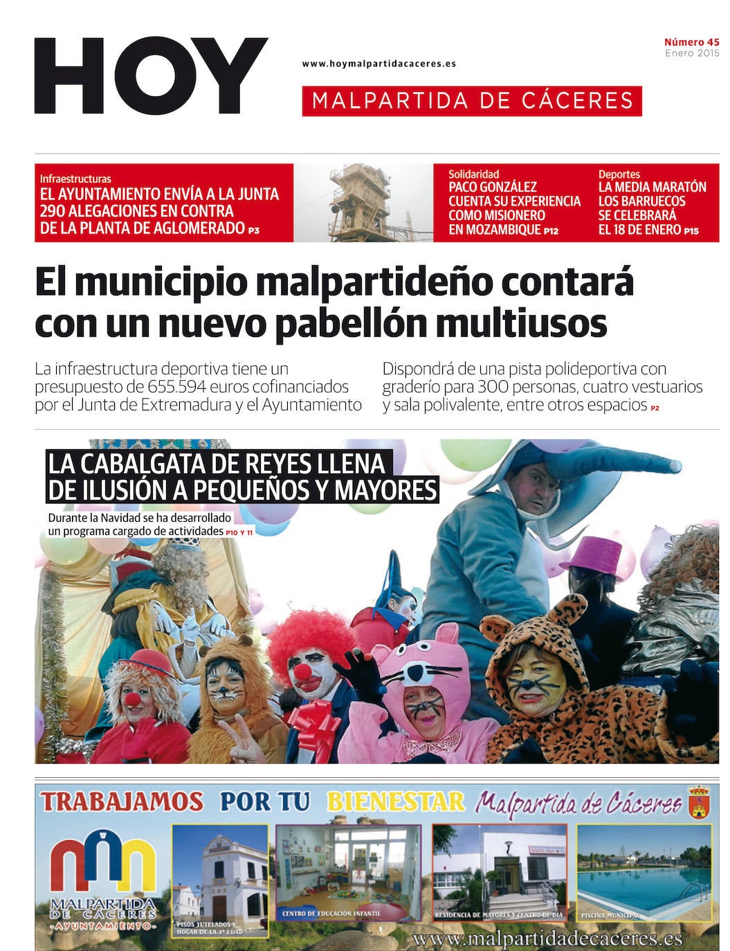 Fotos: Malpartida, portada a portada