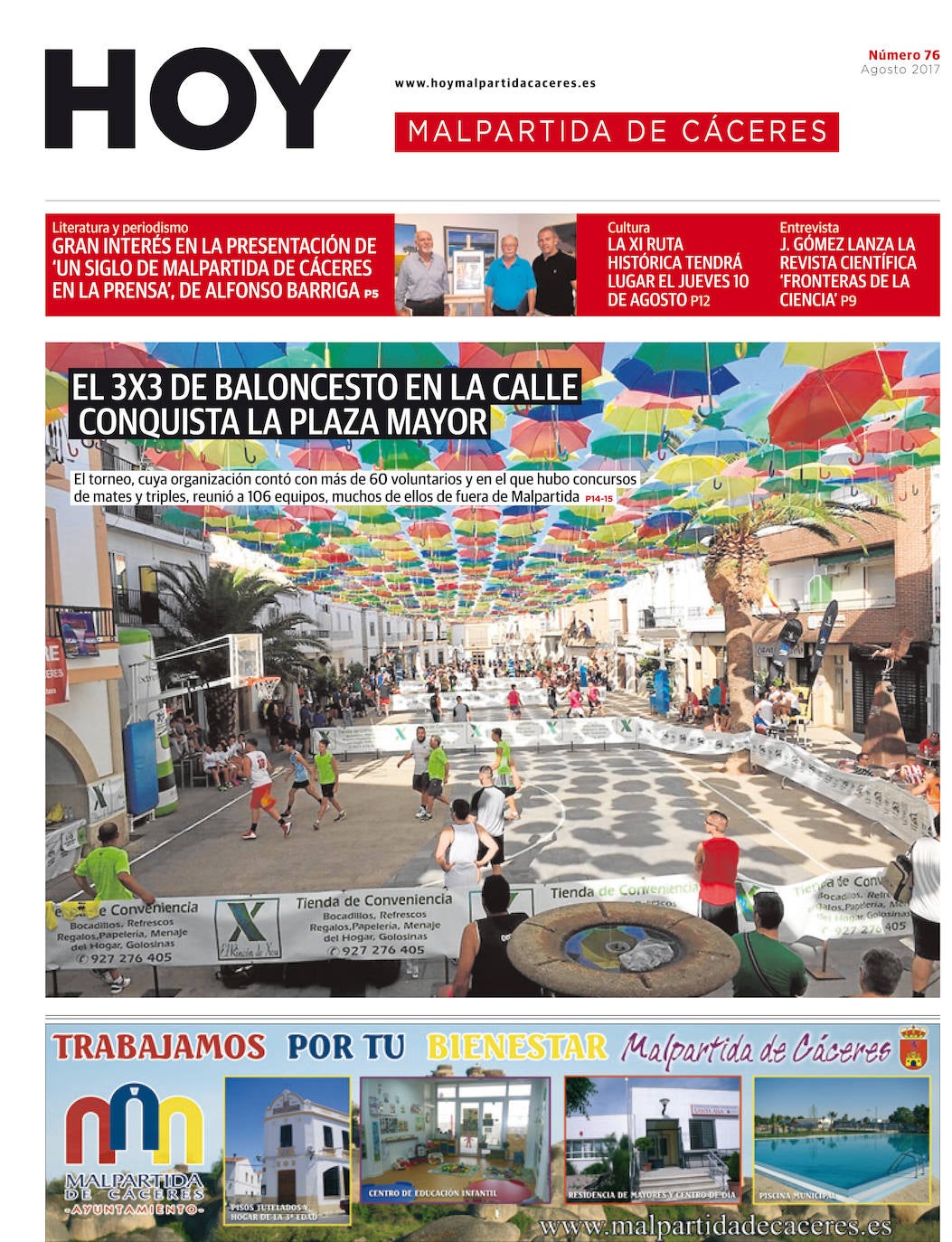 Fotos: Malpartida, portada a portada