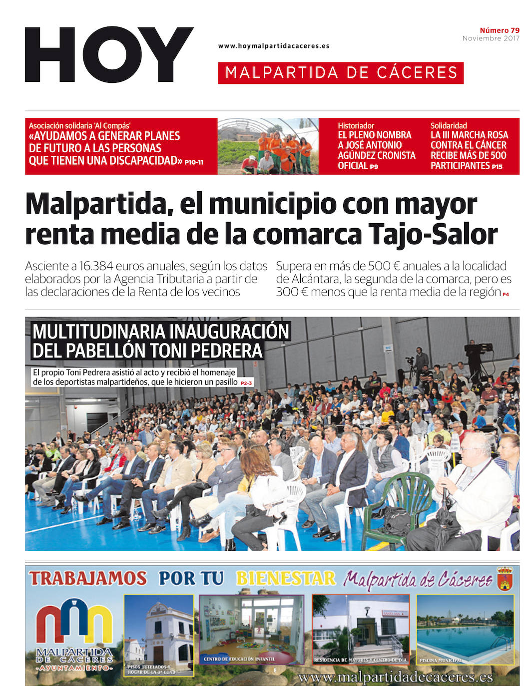 Fotos: Malpartida, portada a portada