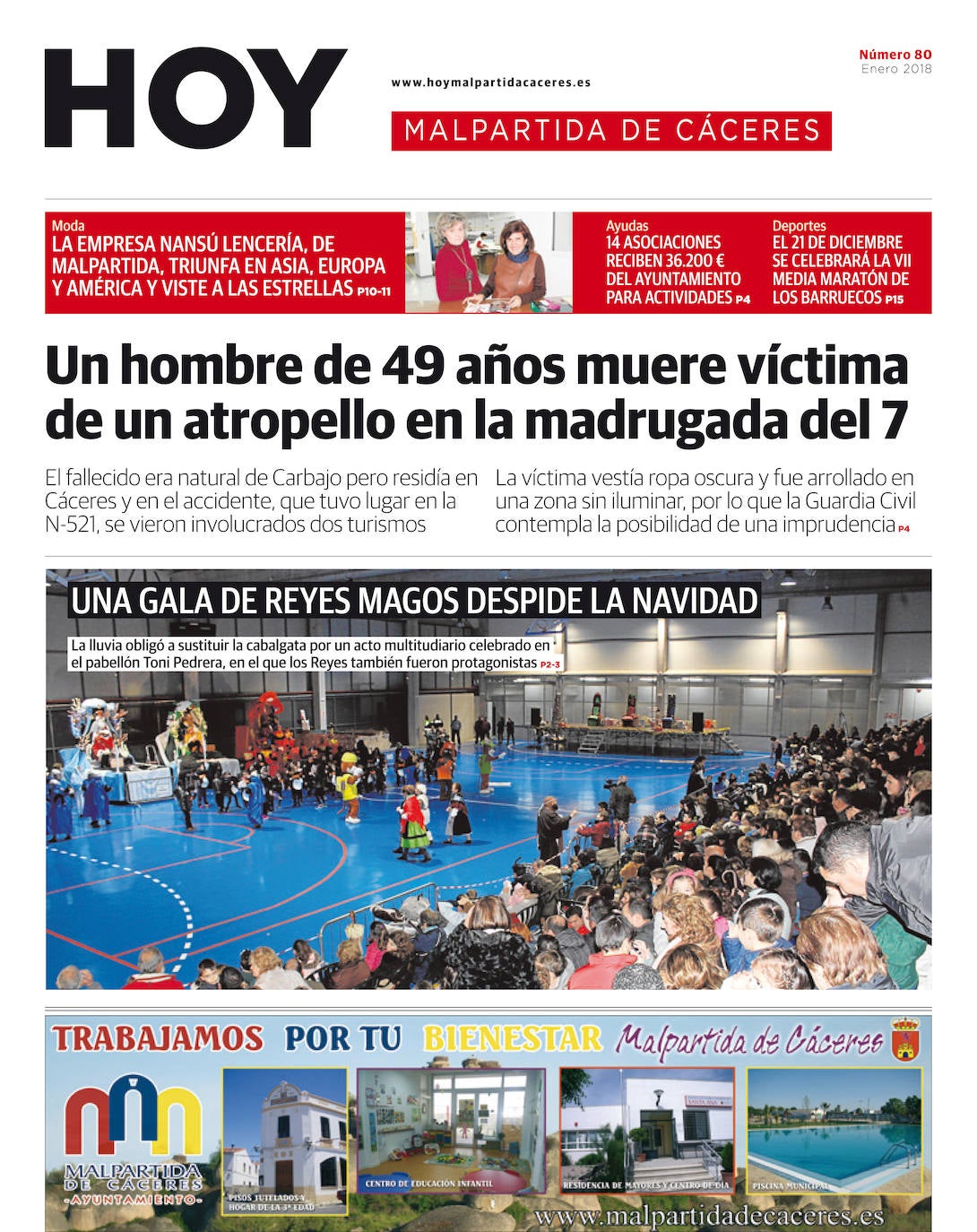 Fotos: Malpartida, portada a portada