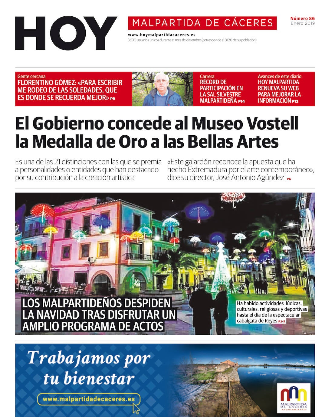Fotos: Malpartida, portada a portada