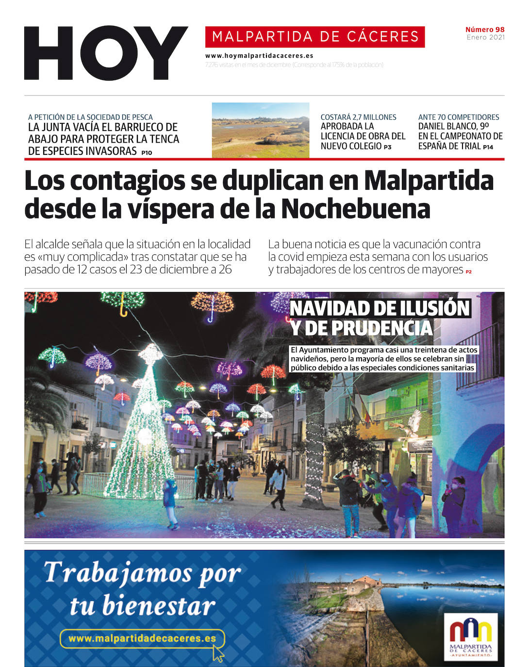 Fotos: Malpartida, portada a portada