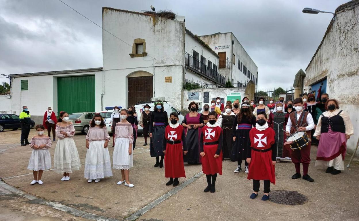 La Siembra antes de comenzar con el Pasacalles. 