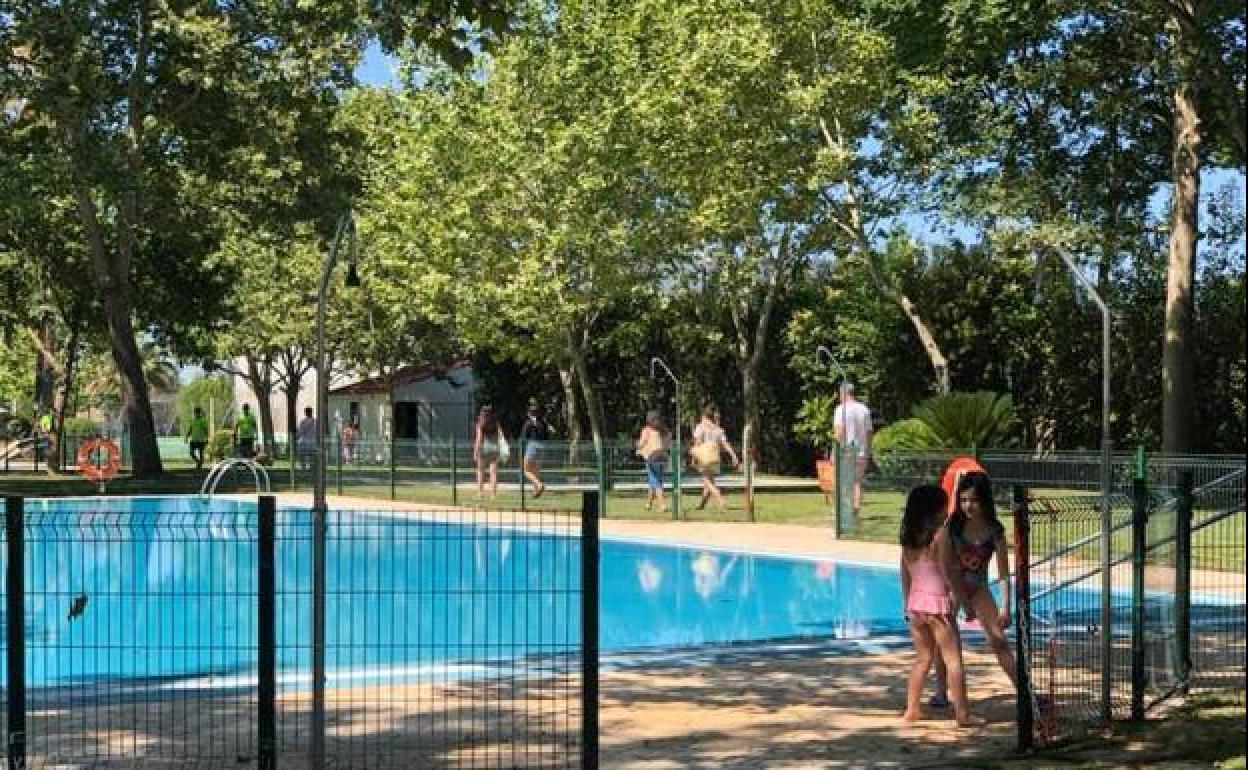 Apertura de la piscina del pasado verano 2020. 