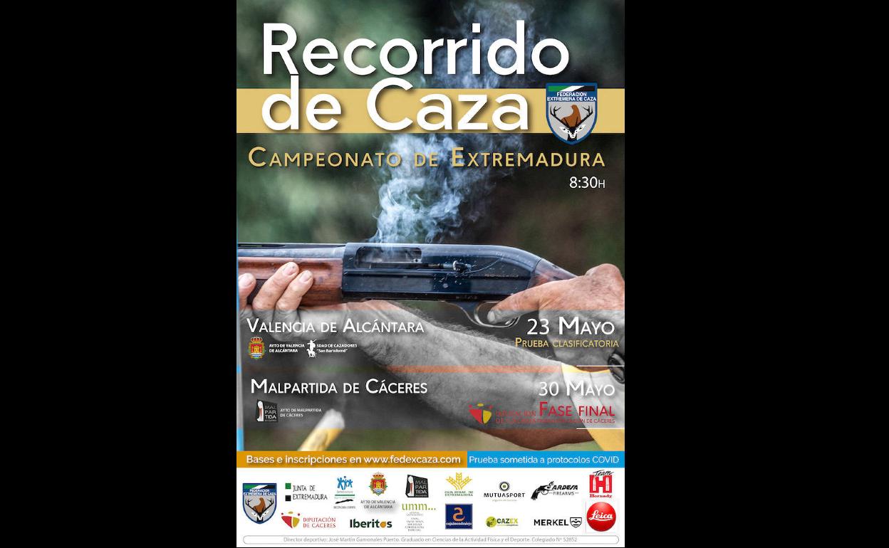 Malpartida de Cáceres acogerá la fase final del Campeonato de Extremadura de Recorridos de Caza