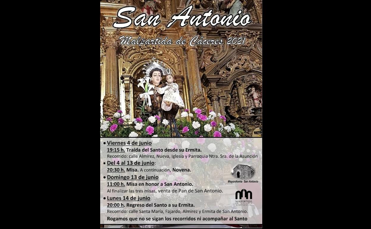 El viernes comienzan los actos en honor a San Antonio