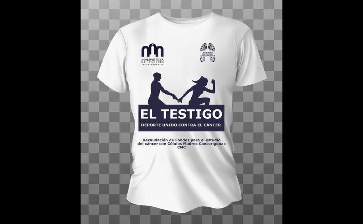 El Club de Atletismo Los Barruecos venderá camisetas del Testigo Solidario en el mercadillo local