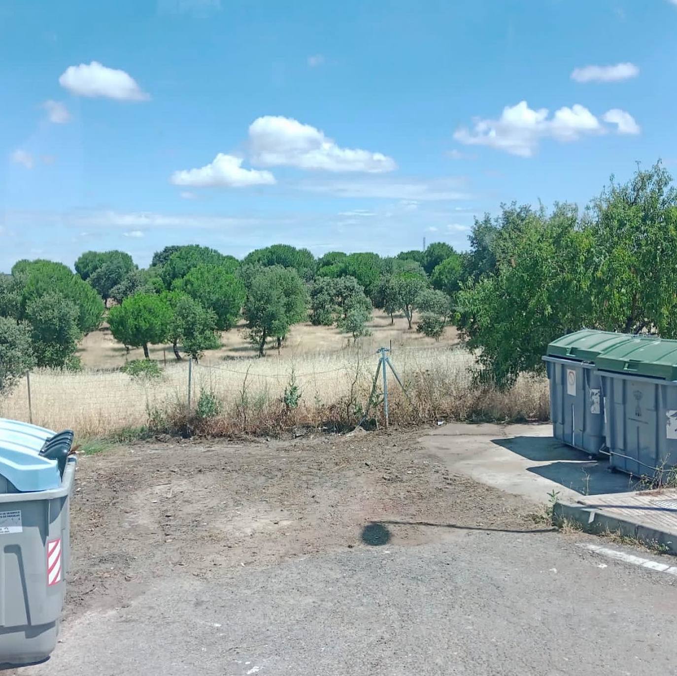 Mismo lugar, tras su limpieza. 