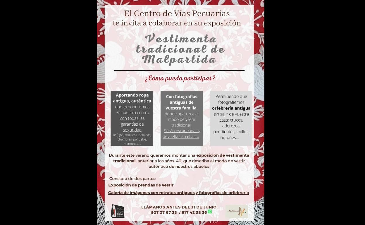 Últimos días para participar en la exposición obre vestimenta tradicional