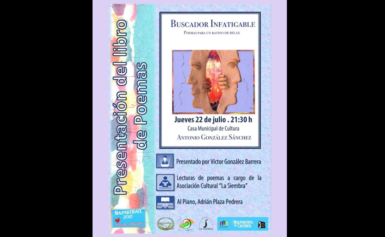 Antonio González presenta su poemario 'Buscador Infatigable. Poemas para un ratino de relax'