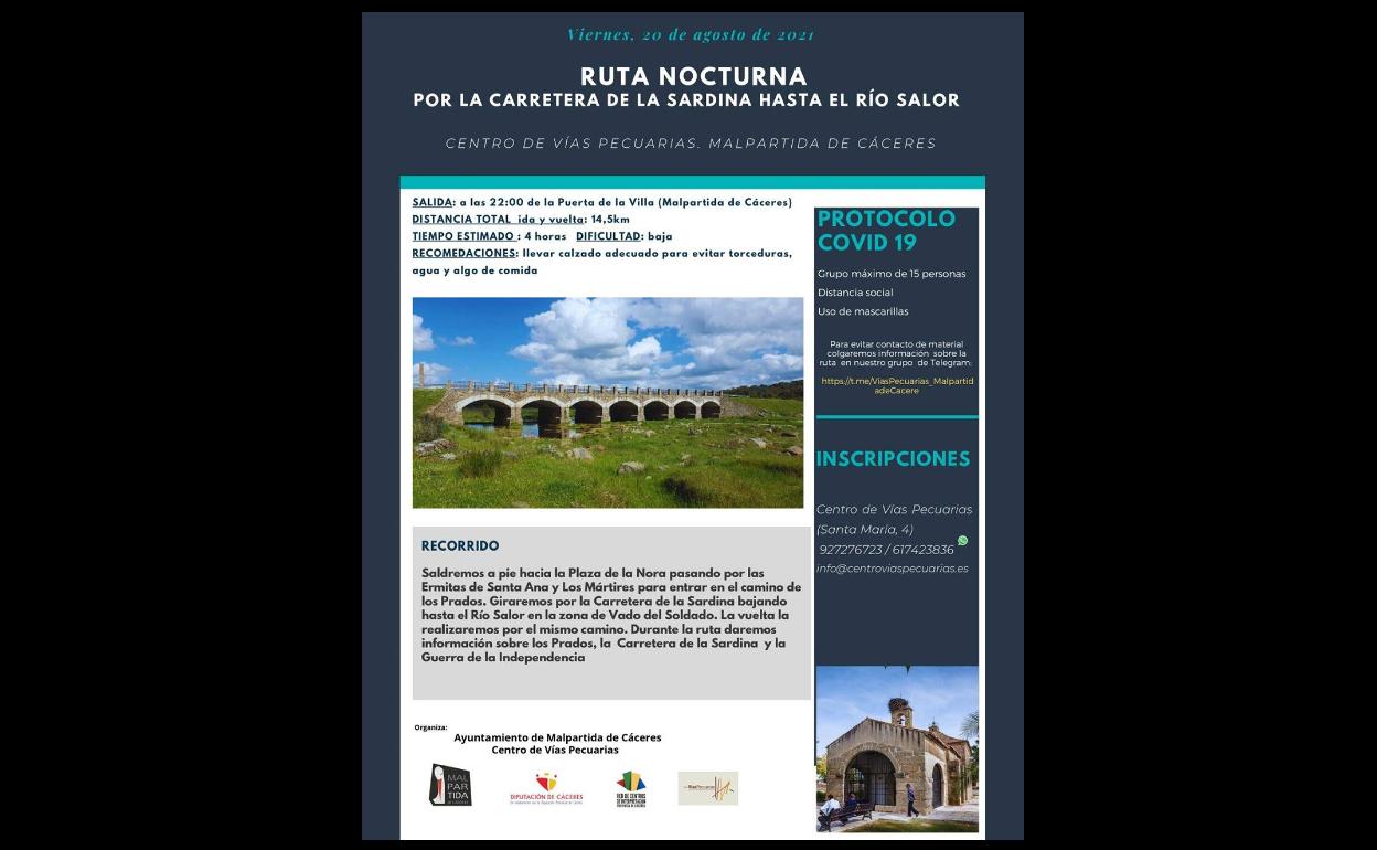Ruta Nocturna hasta el Río Salor