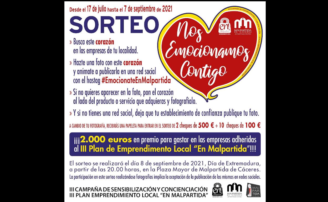 El 9 de septiembre se conocerán los ganadores del sorteo de la campaña 'Nos emocionamos contigo'