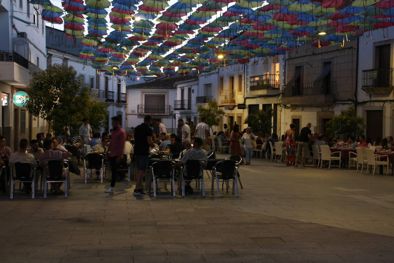 Cena de colores. 