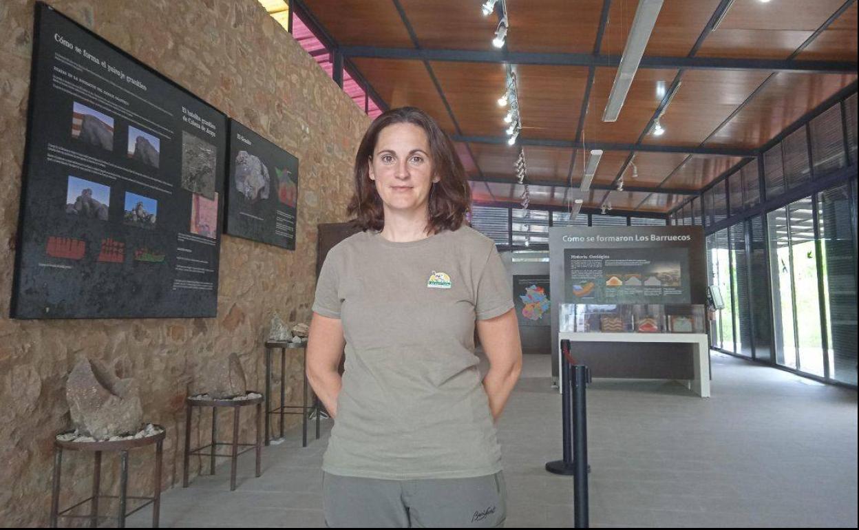 Estíbaliz Sanz Gay Monitora del Centro de Interpretación Los Barruecos. 