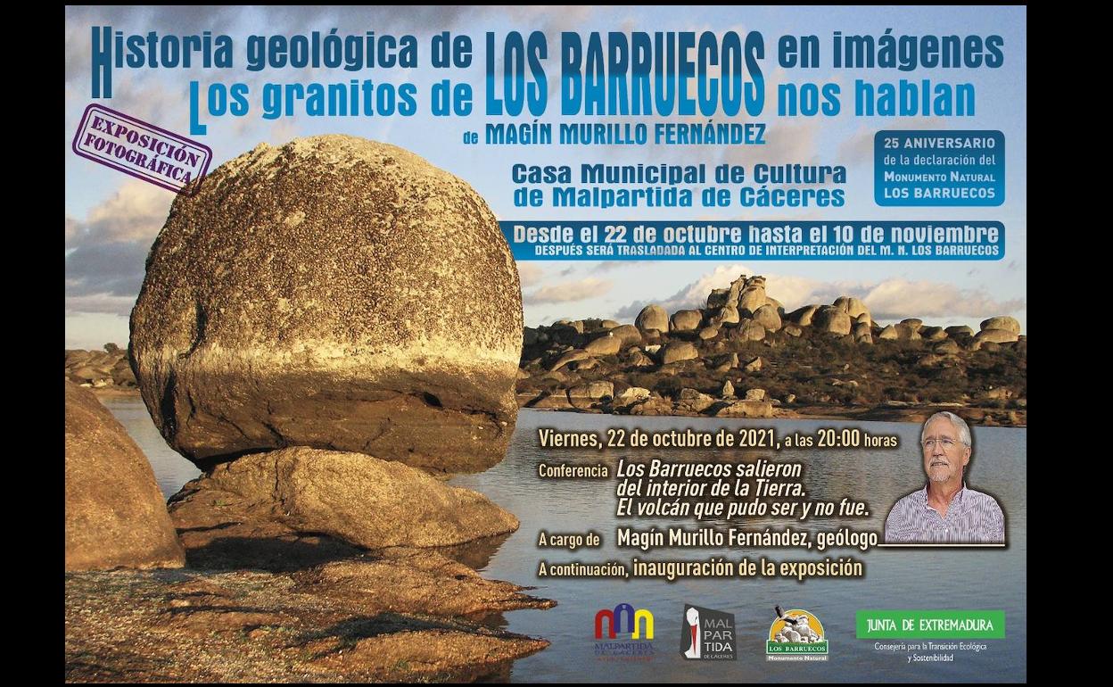 El geólogo malpartideño Magín Murillo ofrece una conferencia sobre Los Barruecos