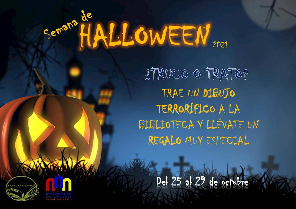 La biblioteca organiza un concurso de dibujo por Halloween