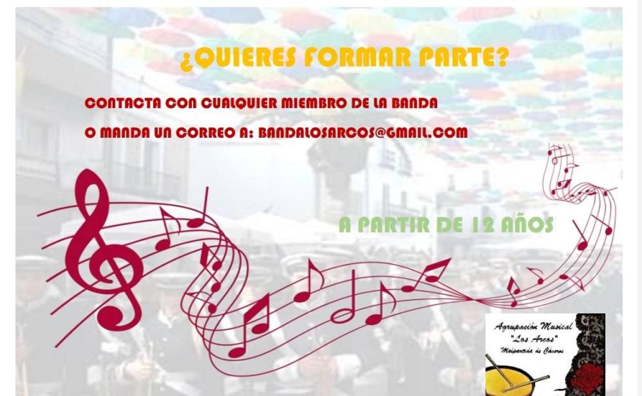 La Agrupación Musical 'Los Arcos' busca nuevos miembros