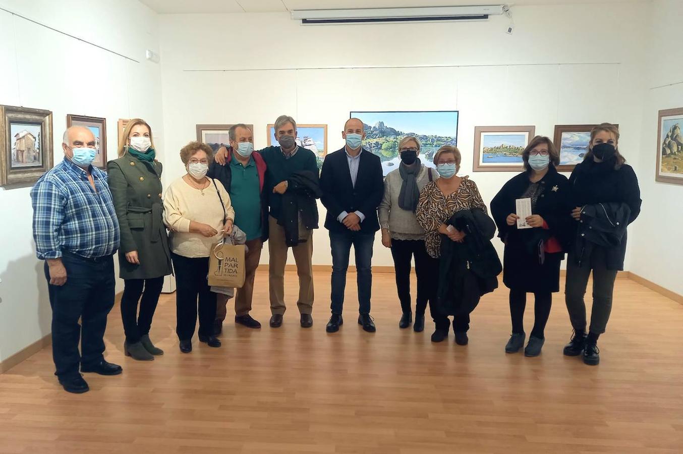 Inauguración de la exposición 'Figuas y Paisajes', de Alfonso Barriga García. 