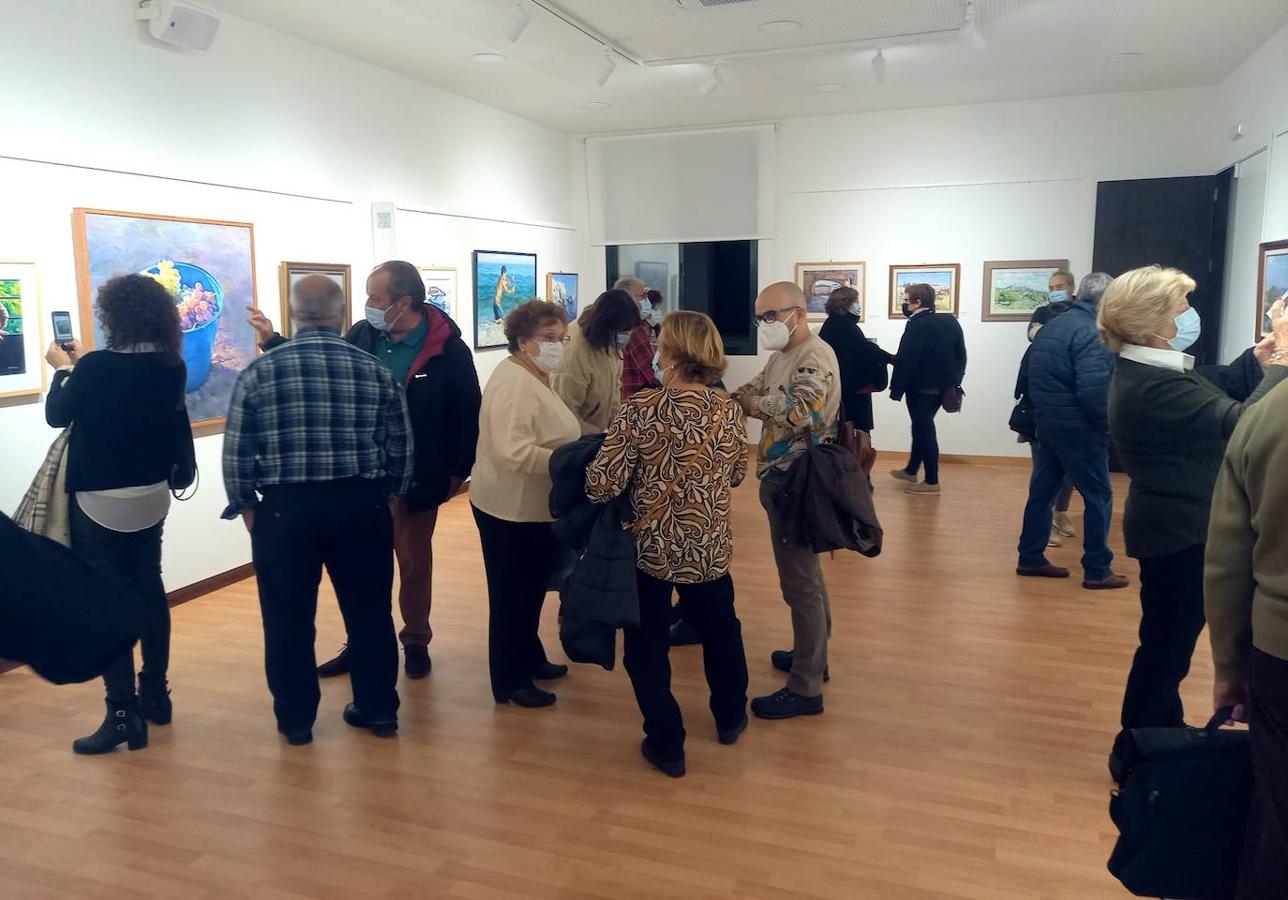 Inauguración de la exposición 'Figuas y Paisajes', de Alfonso Barriga García. 