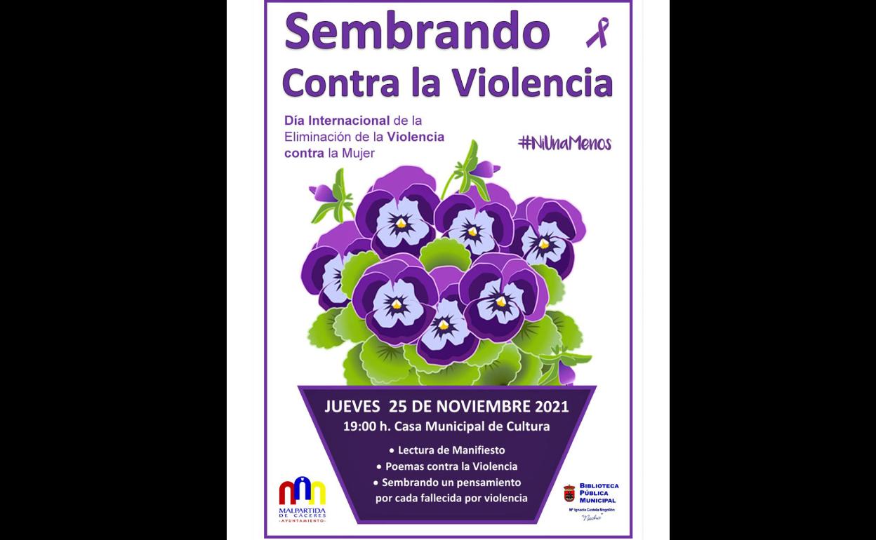 Malpartida celebra el Día Internacional de la Eliminación de la Violencia contra la Mujer