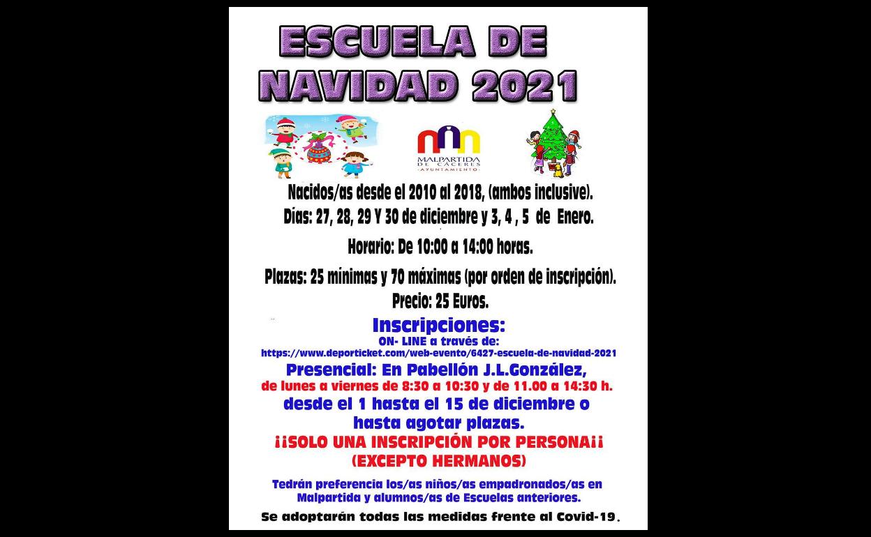 Vuelve a ponerse en marcha la Escuela de Navidad