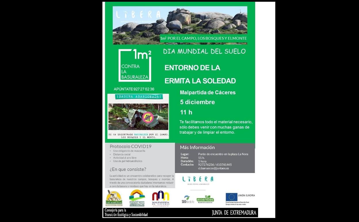 El Centro de Interpretación organiza un encuentro para limpiar el entorno de la ermita de La Soledad