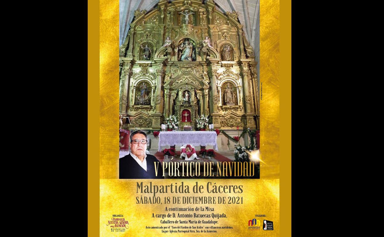 La Iglesia Parroquial Ntra. Sra. de la Asunción acoge el V Pórtico de Navidad