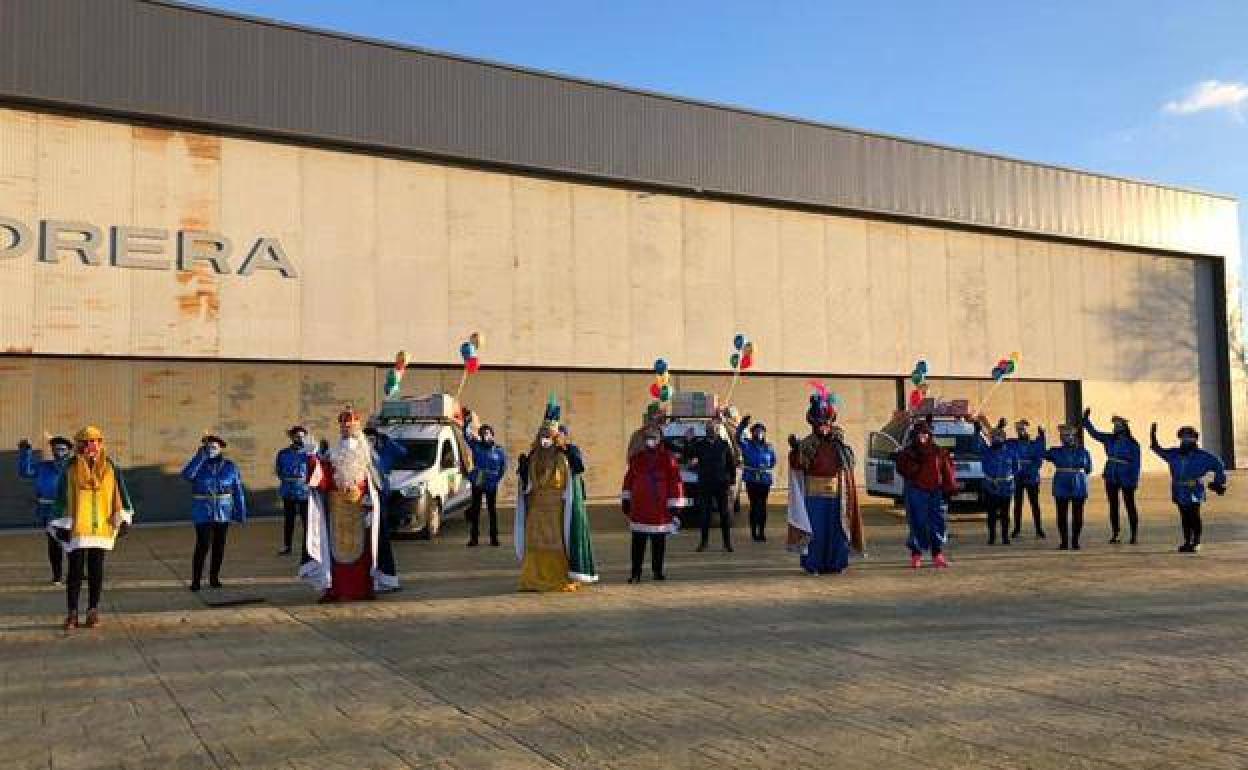 Inicio de la cabalgata del pasado año. 
