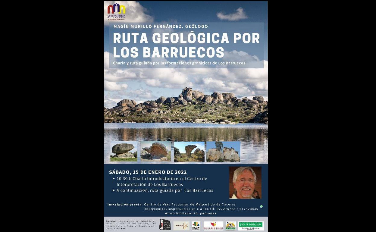 El sábado se celebrará una Ruta Geológica Guiada por Los Barruecos