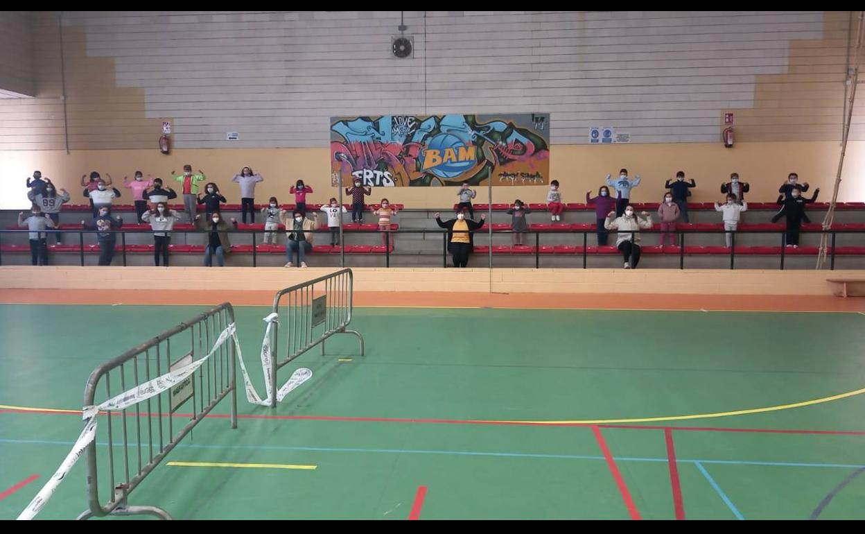 Participantes en la Escuela Multideportiva de Navidad. 