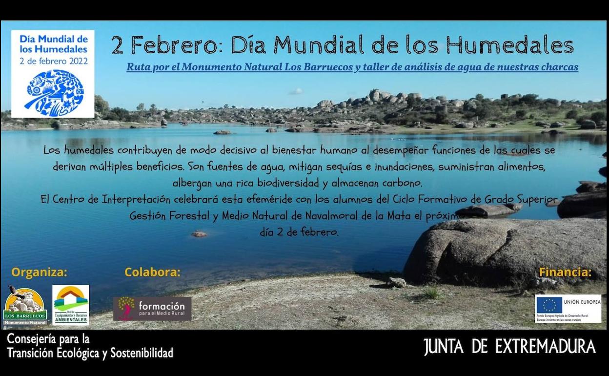 El Centro de Interpretación Barruecos Monumento Natural celebra el Día Mundial de los Humedales
