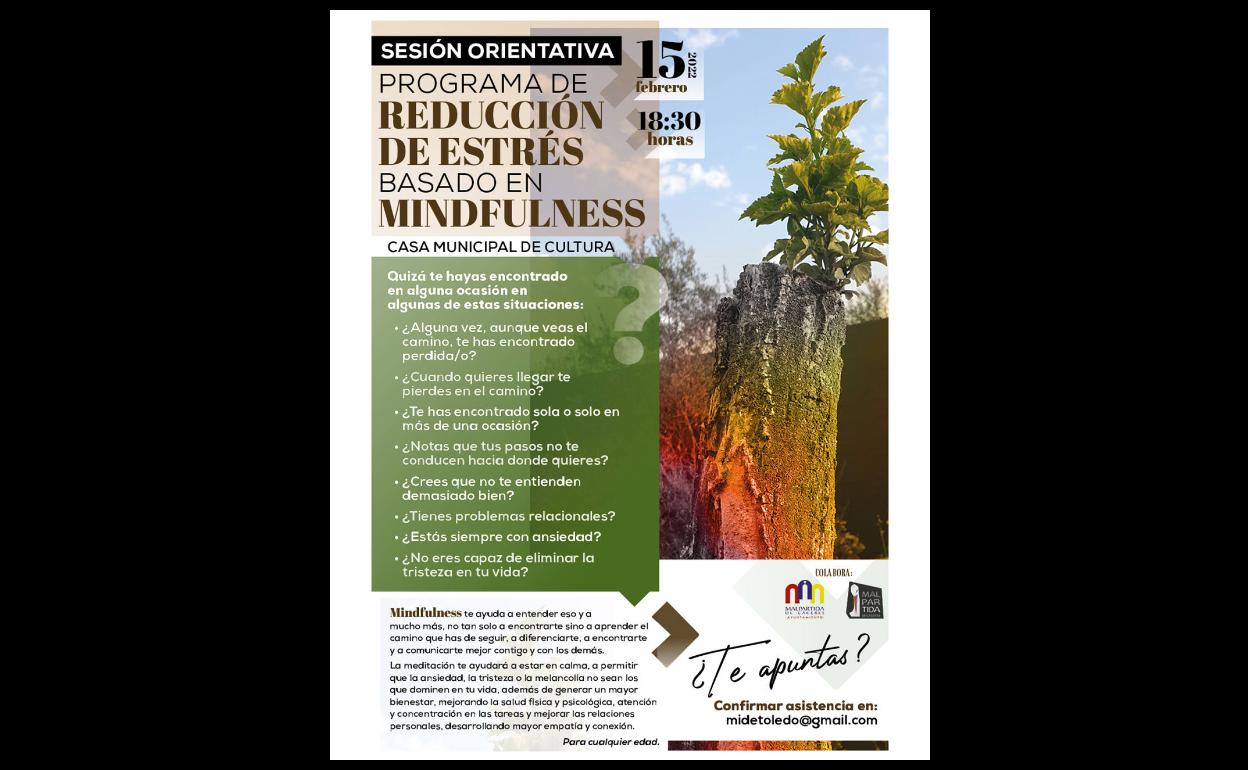La Casa de Cultura acoge una sesión orientativa sobre reducción de estrés