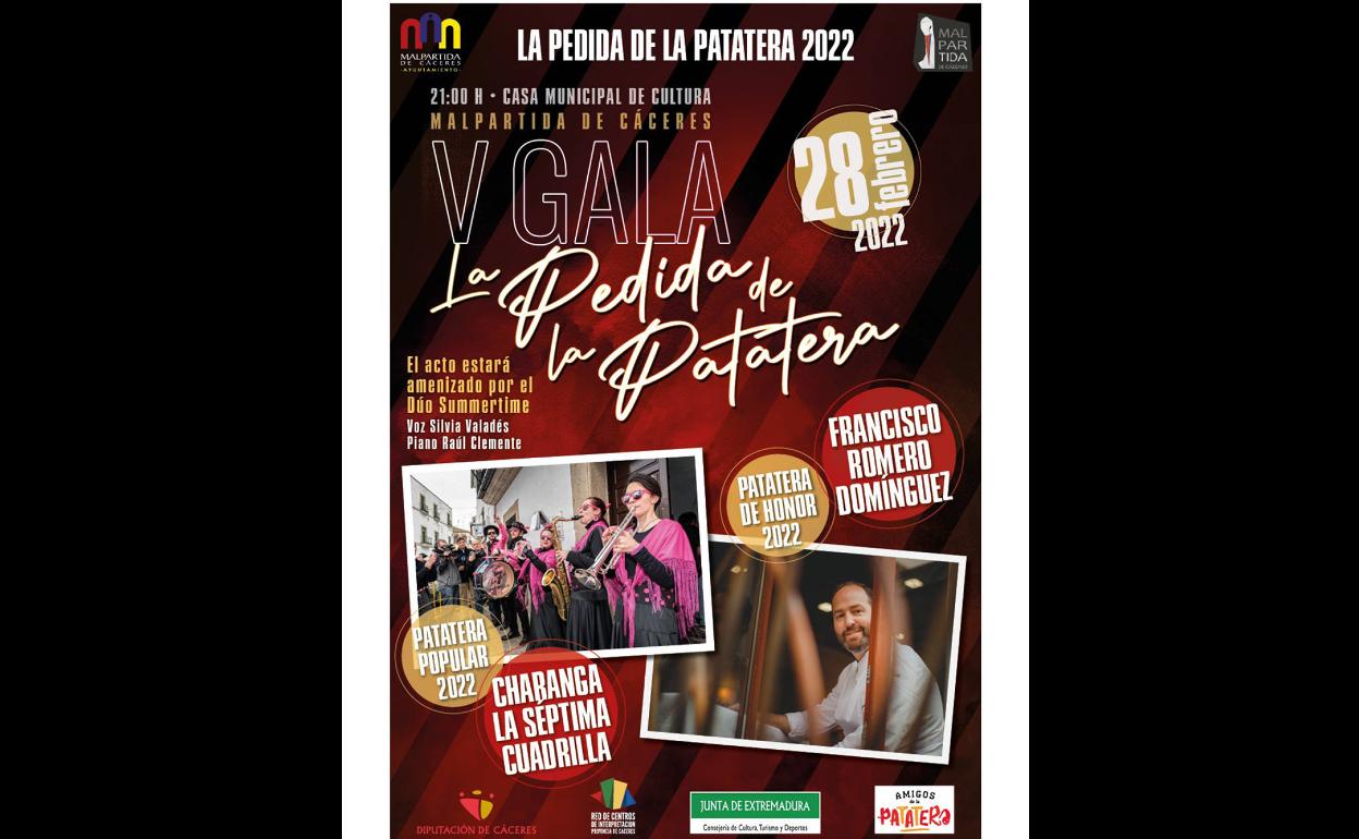 La V Gala de La Pedida de la Patatera, antesala de la fiesta grande local
