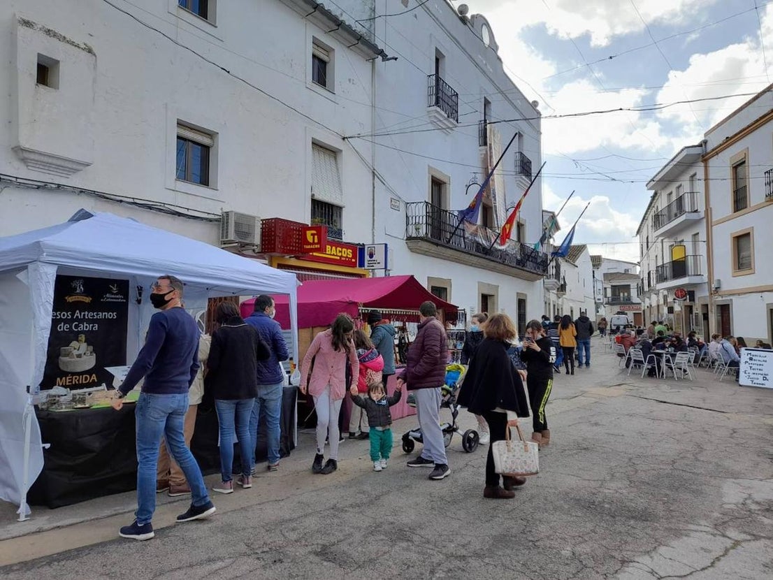 Mercado extremeño gastronómico.