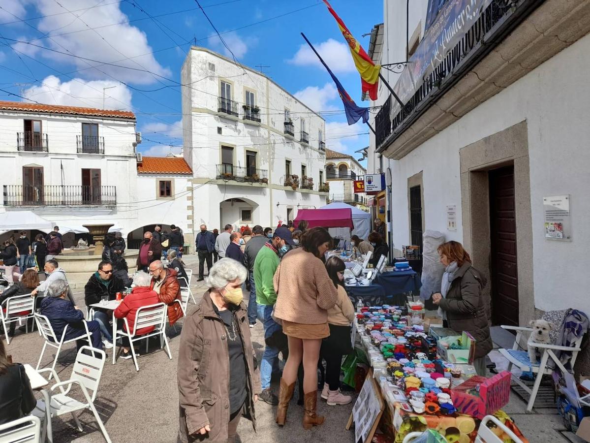 Mercado extremeño gastronómico.