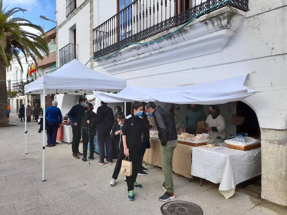 Mercado extremeño gastronómico.