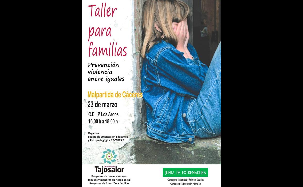 La Mancomunidad Tajo Salor organiza un taller para familias en Malpartida de Cáceres