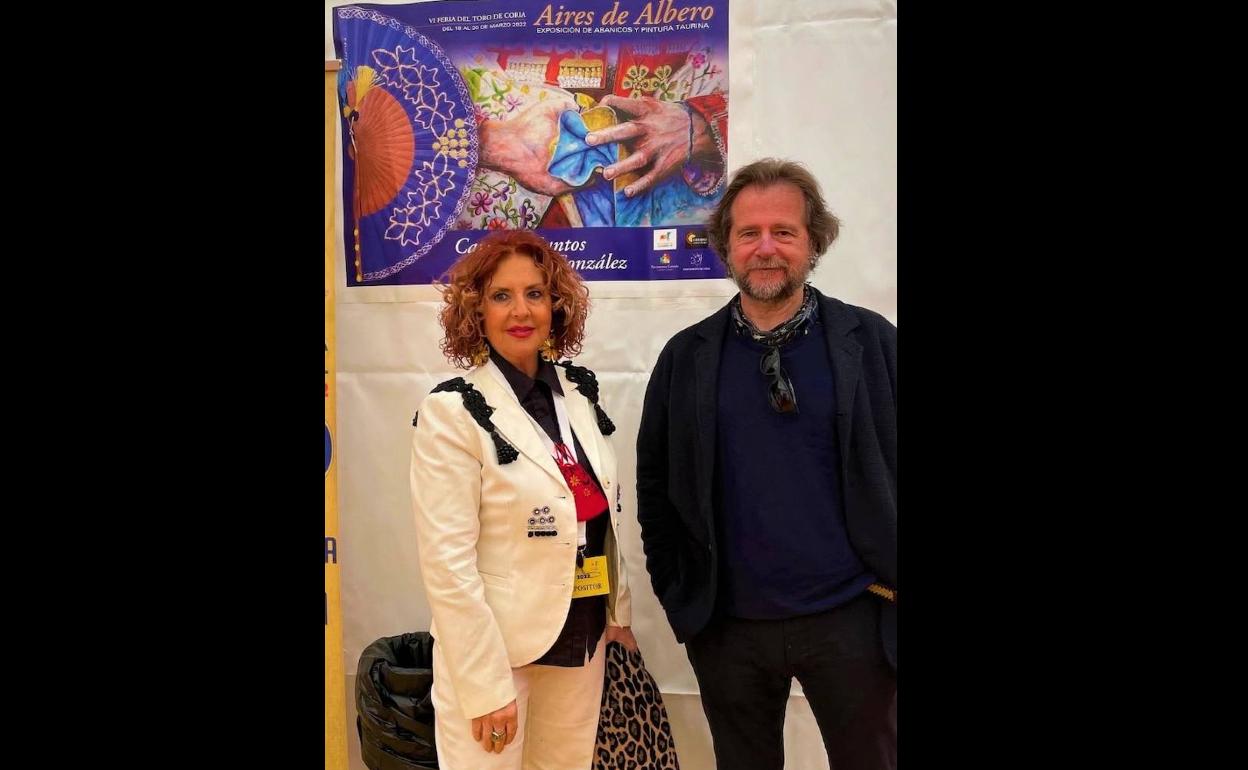 'Aires de Albero', de Carmina Santos y Víctor González, estuvo en la Feria del Toro de Coria