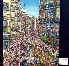 Imagen secundaria 1 - &#039;Aires de Albero&#039;, de Carmina Santos y Víctor González, estuvo en la Feria del Toro de Coria