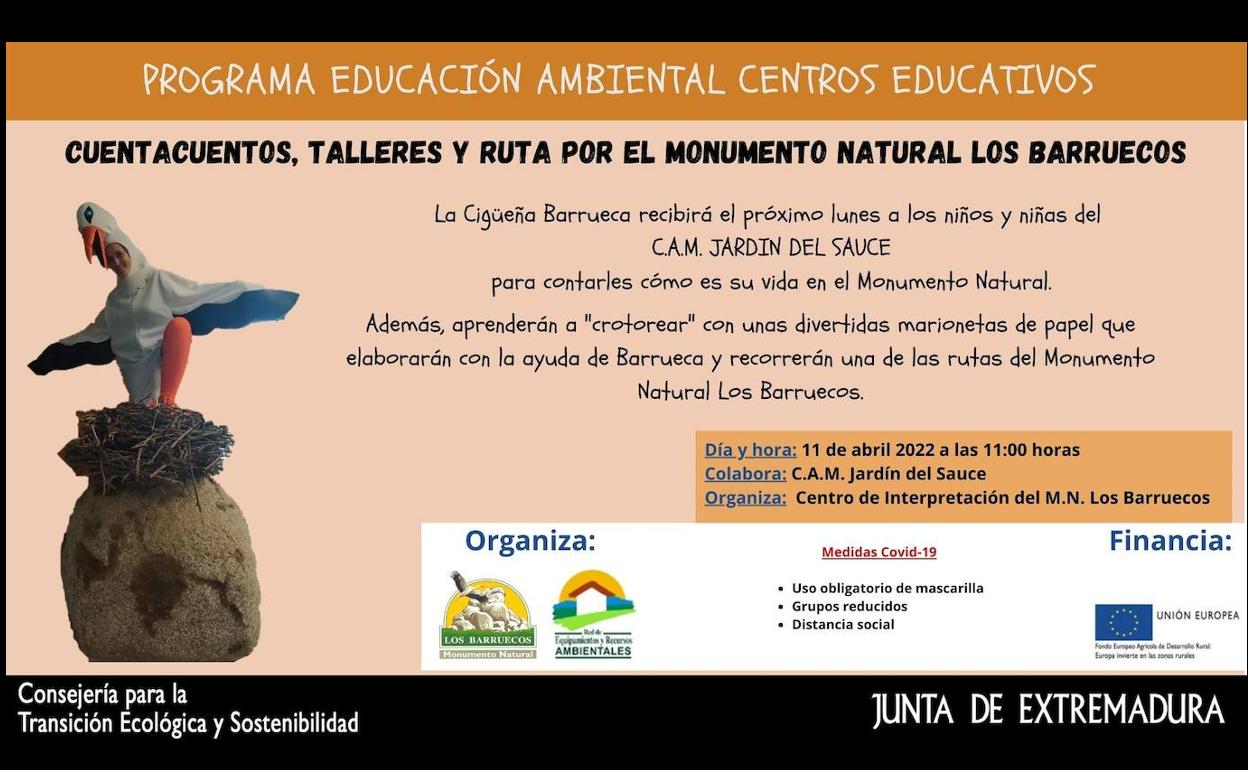 El Centro de Interpretación continúa con su programa de Educación Ambiental en los Centros Educativos