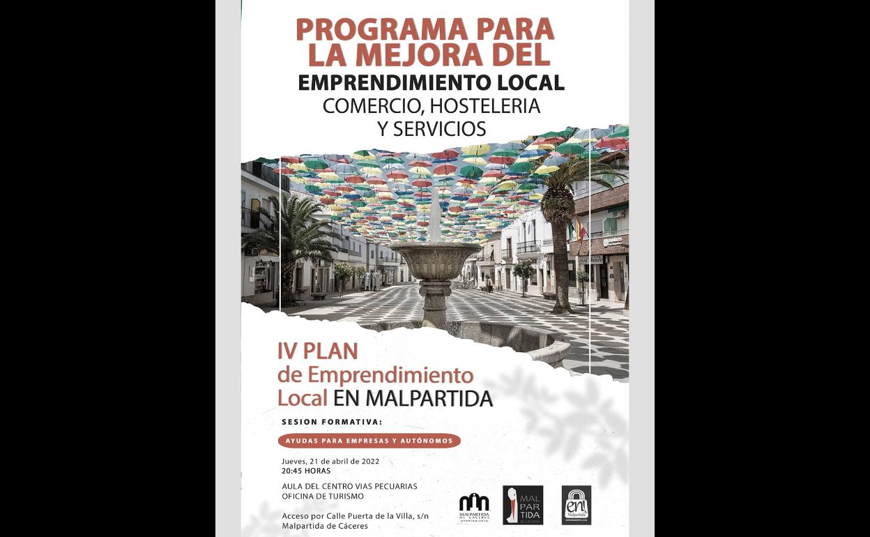 Sesión formativa para los integrantes del IV Plan de Emprendimiento Local 'En Malpartida'
