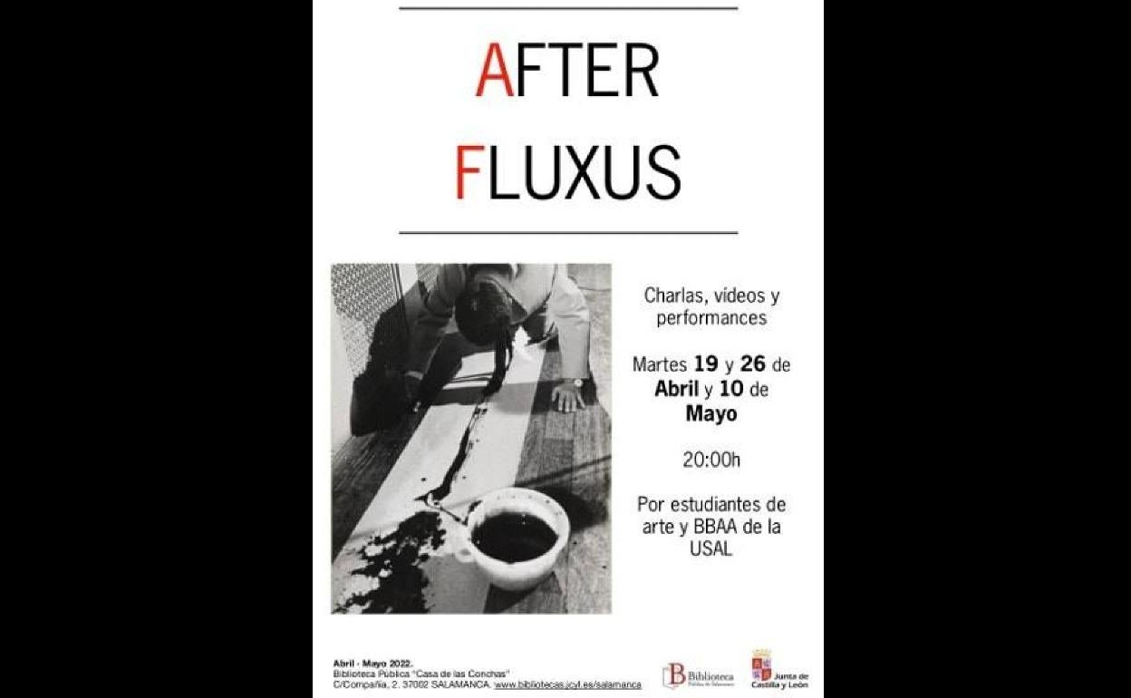 Alberto Flores imparte la conferencia 'Declarar el sonido de la paz como una fuente de obra de arte. FLUXUS y la música de la vida' en Salamanca