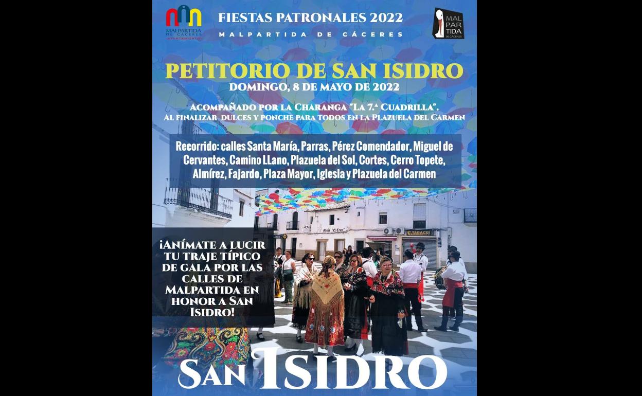 Los malpartideños recorrerán las calles de la localidad durante el Petitorio de San Isidro