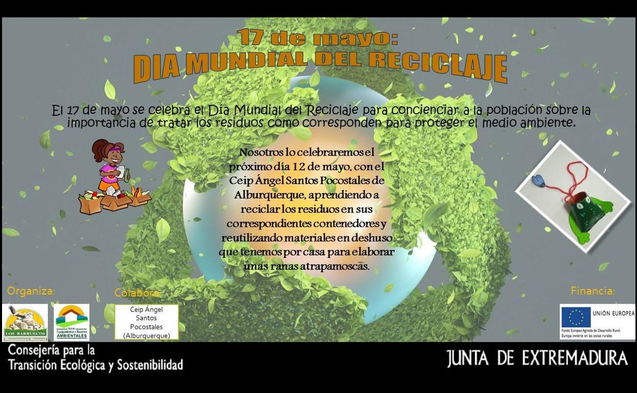 El Centro de Interpretación celebrará el Día Mundial del Reciclaje con el CEIP Ángel Santos Pocostales