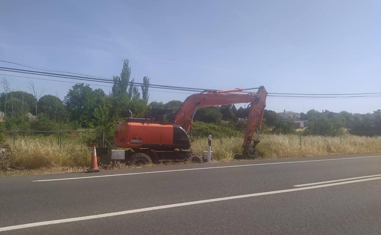 Comienzo de la obra. 