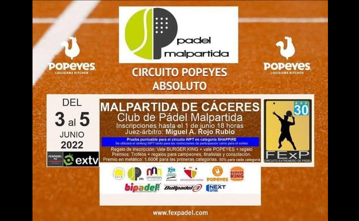 Fin de semana de pádel en Malpartida de Cáceres