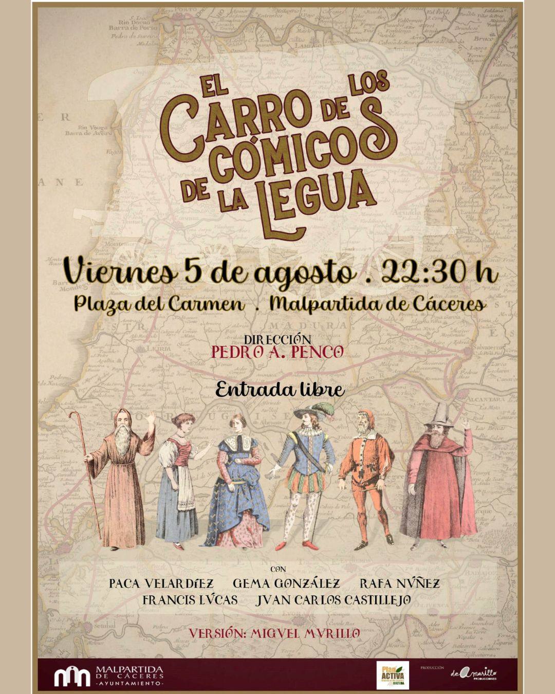 Llega 'El Carro de los Cómicos de la Legua' a la Plaza del Carmen